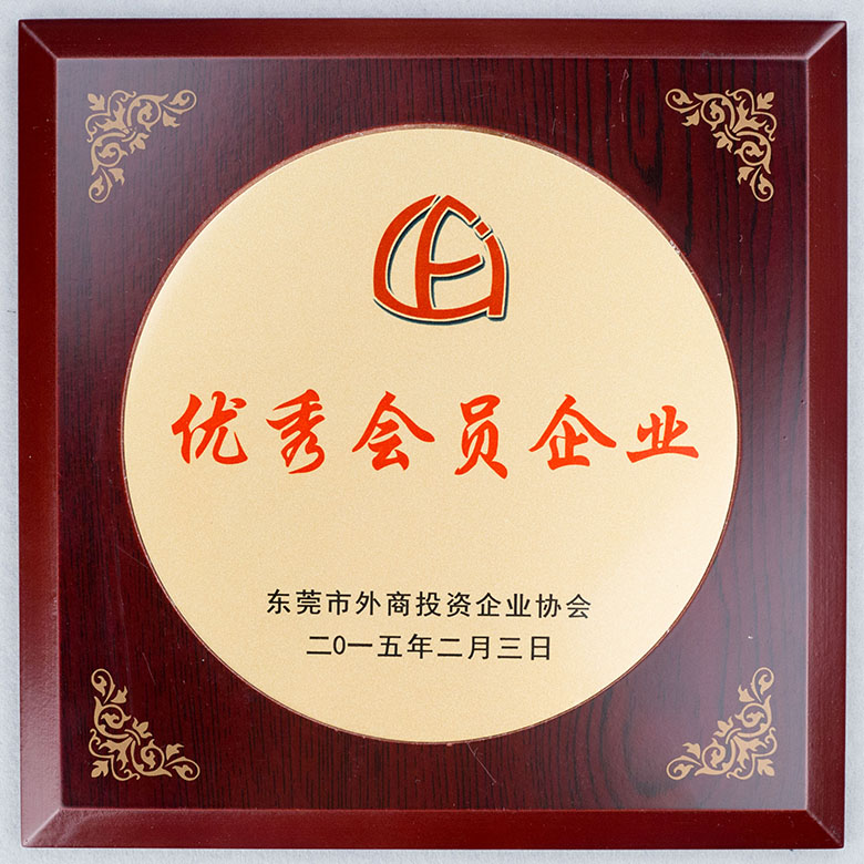 東莞市外商投資企業(yè)優(yōu)秀會員